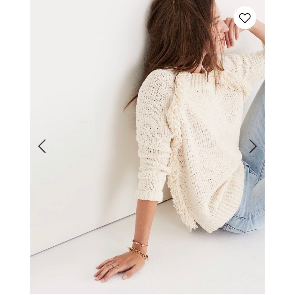 Madewell Loop-Edge Pullover Sweater Sz small